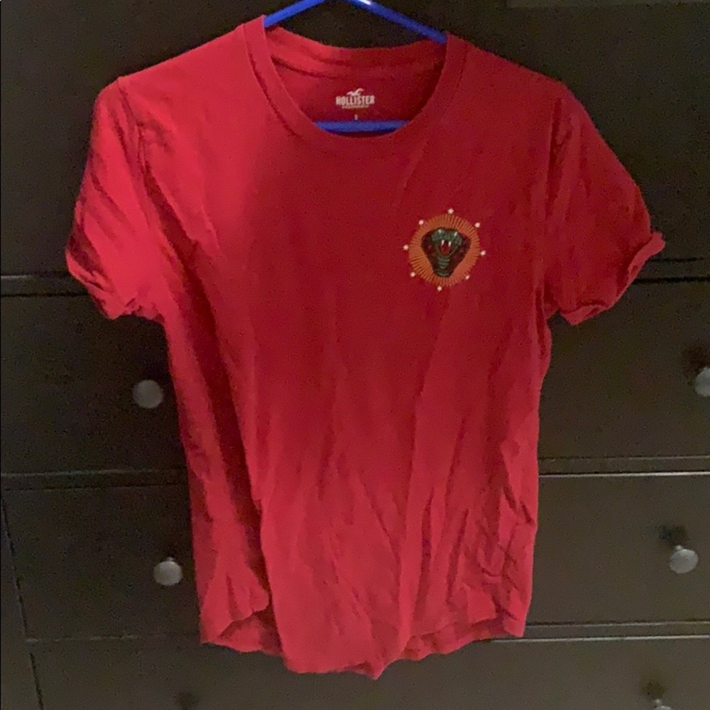 Hollister Red Snake Tee Size Small
